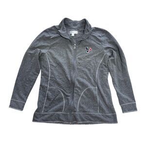 Cutter & Buck Unisex Adults's XL Houston Texans Full-Zip Gray Jacket